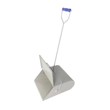 ที่โกยผงเหล็กพ่นสีพร้อมฝาเปิด-ปิด ด้ามยาว ACCO 9.5 นิ้ว สีเทา_3