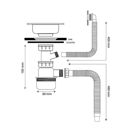 ชุดสะดือ PARNO AP-MDR005 3.5 นิ้ว สเตนเลส_6