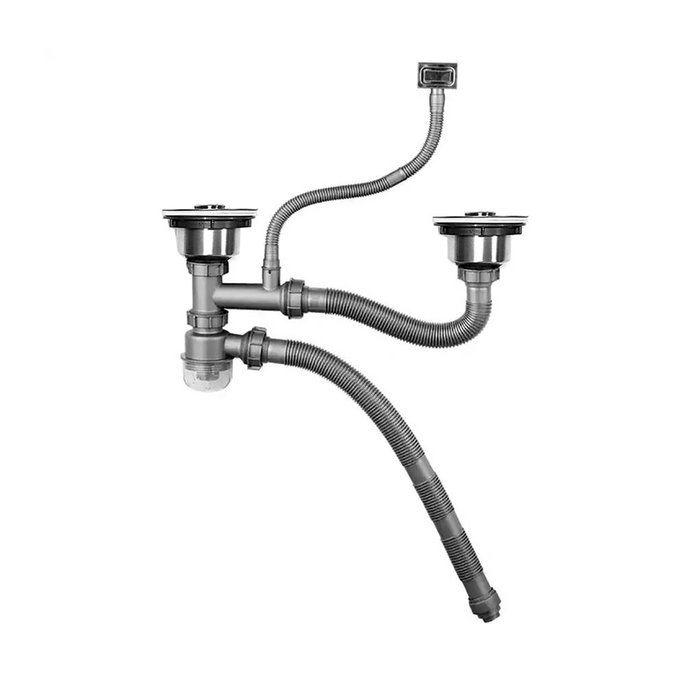 ชุดสะดือ PARNO AP-MDR008 3.5 นิ้ว 2 หัว สเตนเลส