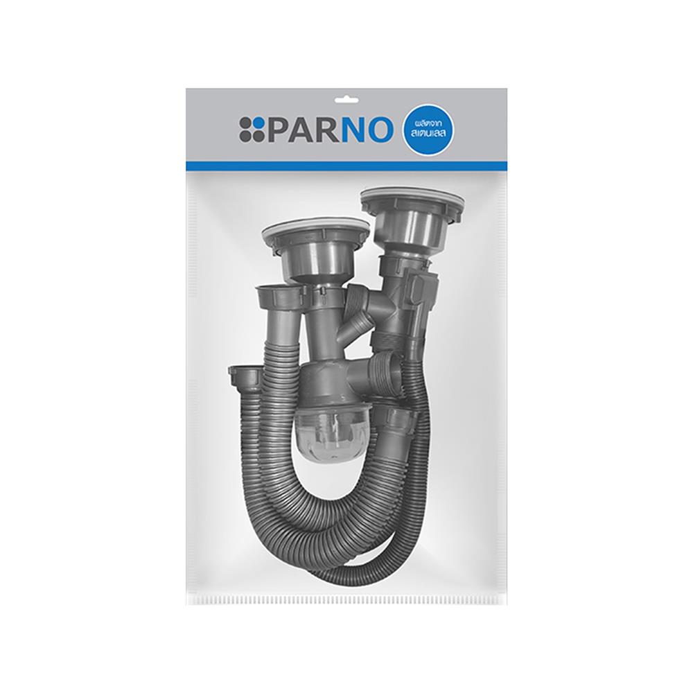 ชุดสะดือ PARNO AP-MDR008 3.5 นิ้ว 2 หัว สเตนเลส