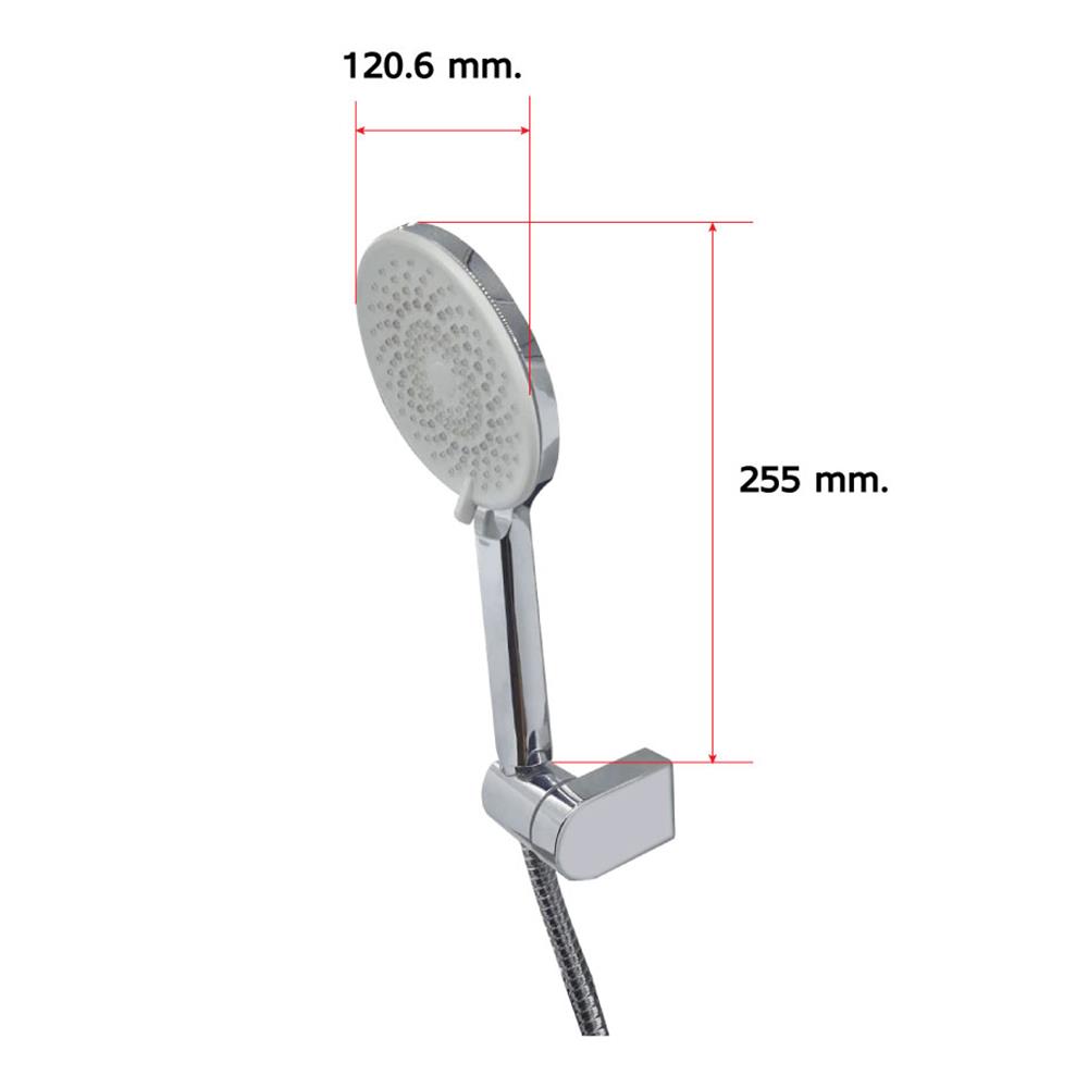 ชุดฝักบัวสายอ่อน 3 ระบบ LUZERN HS-9059 สีโครม