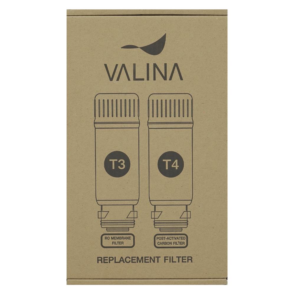 ชุดไส้กรอง VALINA T3(RO MEMBRANE) +T4(POST CARBON)