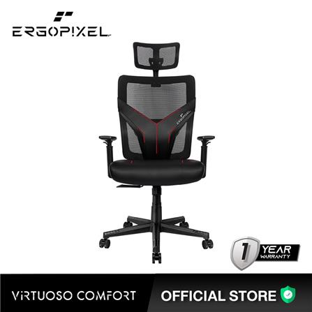 D.I.Y. เก้าอี้เกมมิ่ง ERGO PIXEL VIRTUOSO COMFORT สีดำ_4