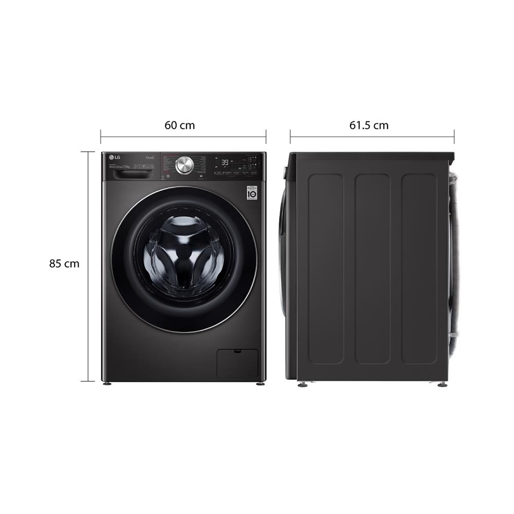 เครื่องซักผ้าฝาหน้า LG FV1413S2BA 13 กก. 1400RPM อินเวอร์เตอร์