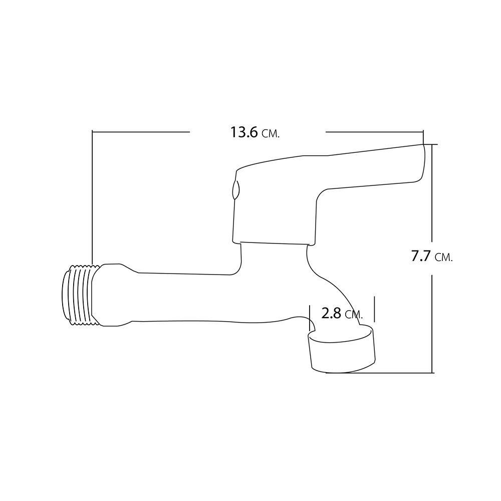 ก๊อกล้างพื้น 1 ทาง DONMARK GL-1416