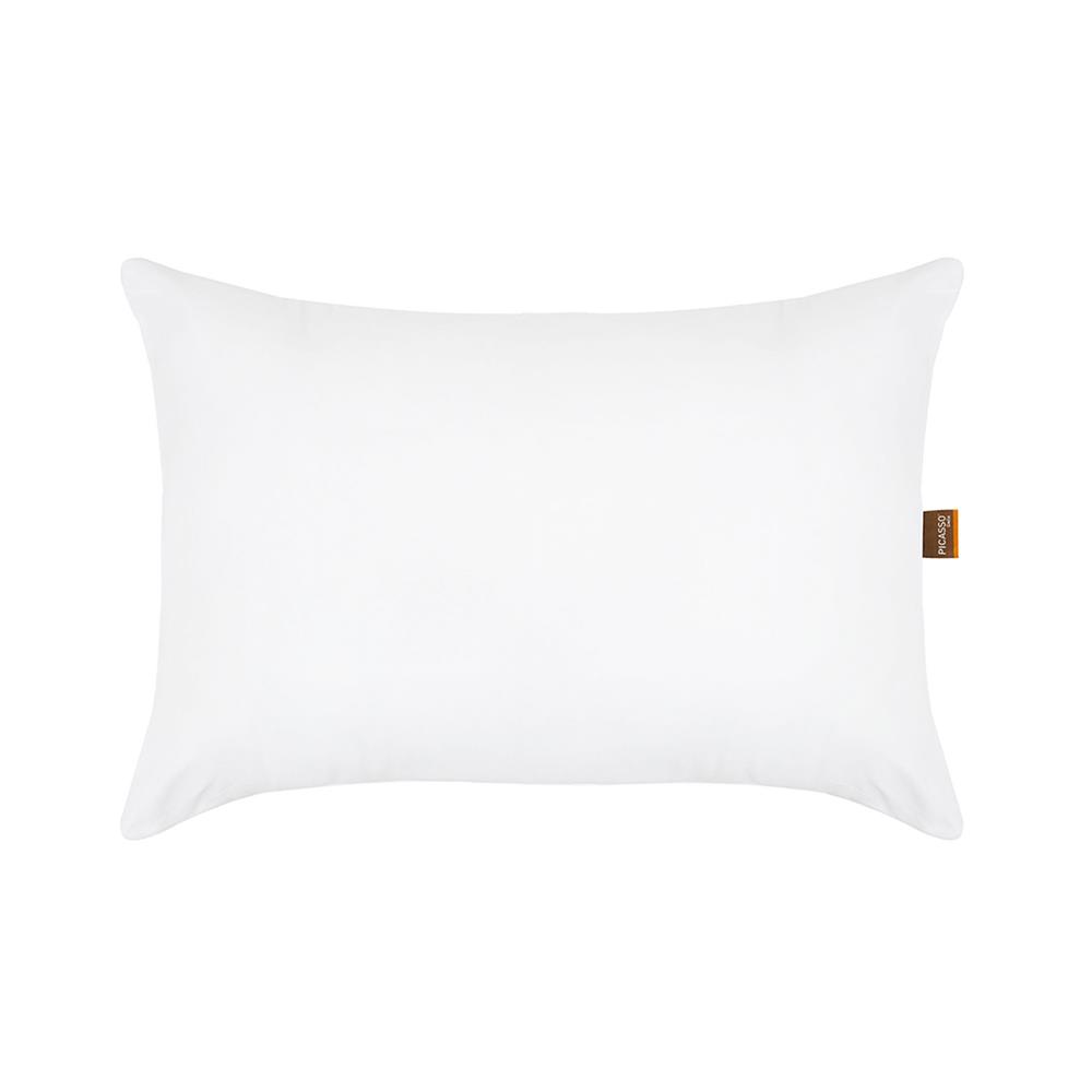 หมอนหนุนสุญญากาศ ใยสังเคราะห์ PICASSO SMILE 19x29 นิ้ว สีขาว