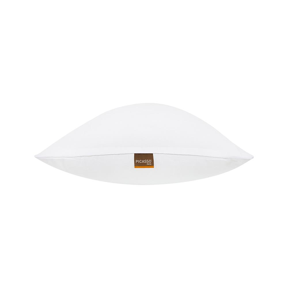 หมอนหนุนสุญญากาศ ใยสังเคราะห์ PICASSO SMILE 19x29 นิ้ว สีขาว