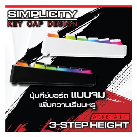 คีย์บอร์ดเกมมิ่ง SIGNO NUZZON KB-751BLK R สีดำ_7