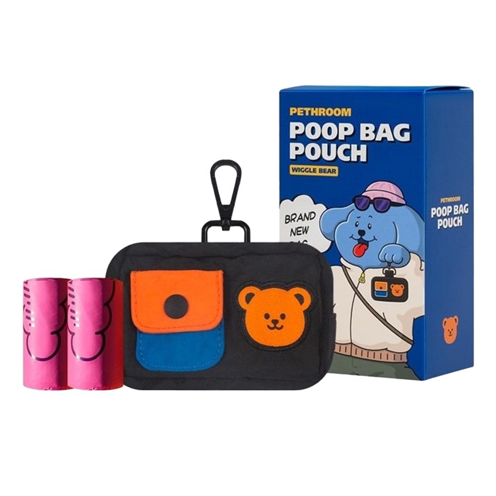 กระเป๋าเก็บมูลสัตว์เลี้ยง พร้อมถุงรีฟีล PETHROOM WIGGLE BEAR