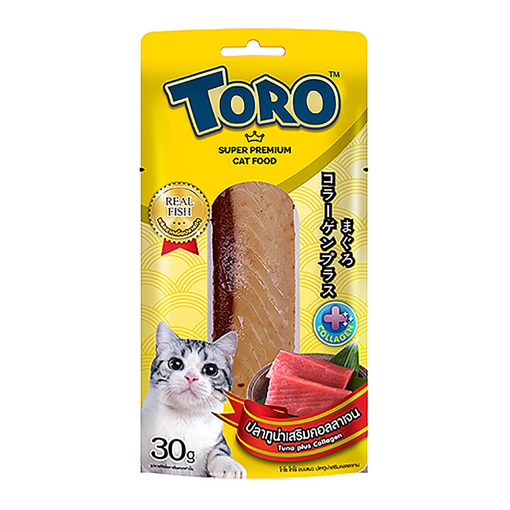 ขนมแมว TORO TUNA PLUS COLLAGEN 30 ก.