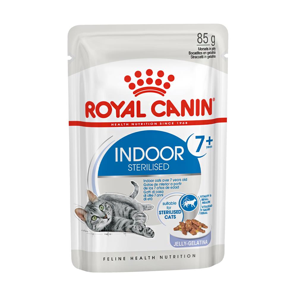อาหารเปียกแมว ROYAL CANIN INDOOR 7+ JELLY 85 ก.