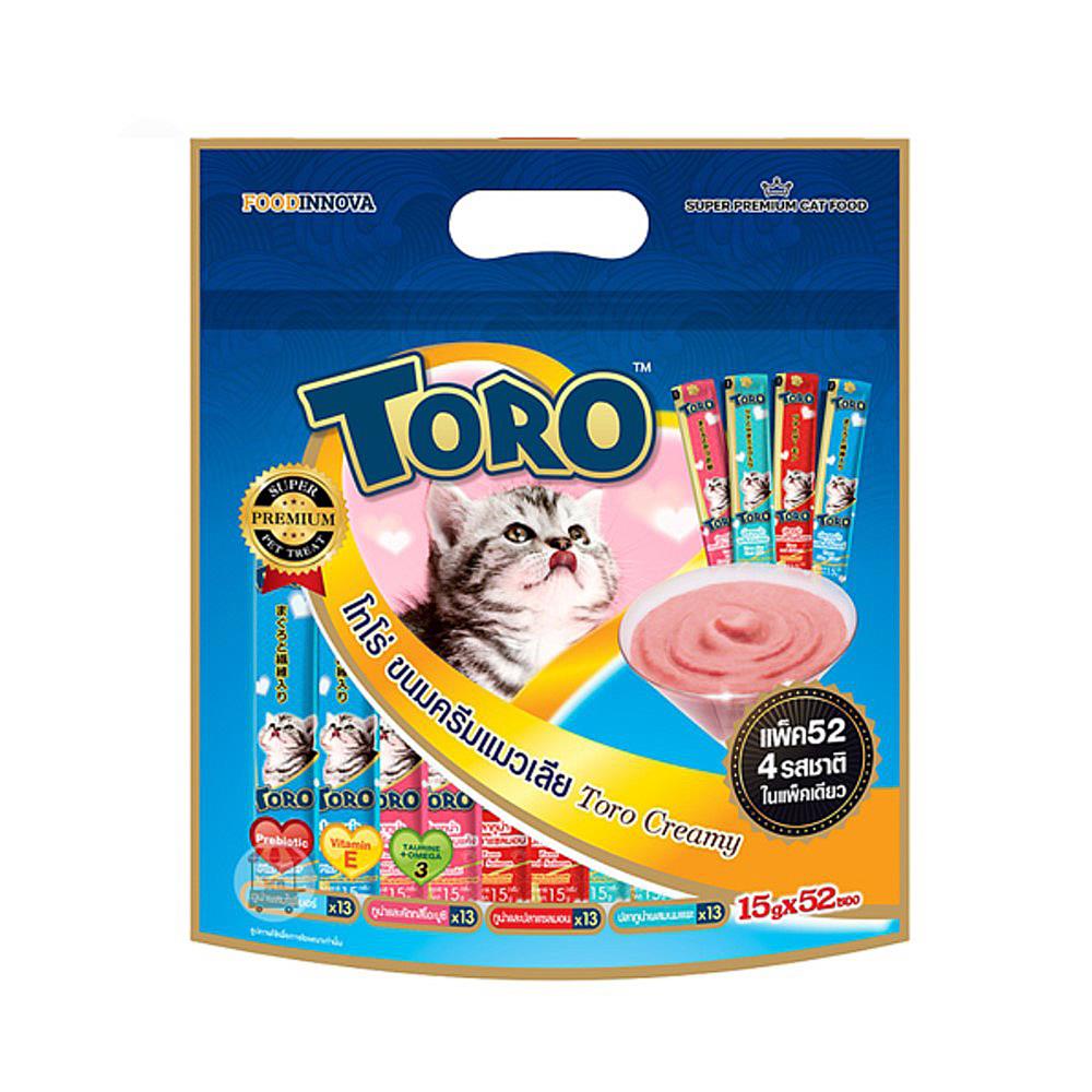 ขนมแมวเลีย TORO MULTIPACK  แพ็ก 52 ซอง