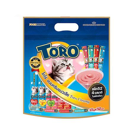ขนมแมวเลีย TORO MULTIPACK  แพ็ก 52 ซอง