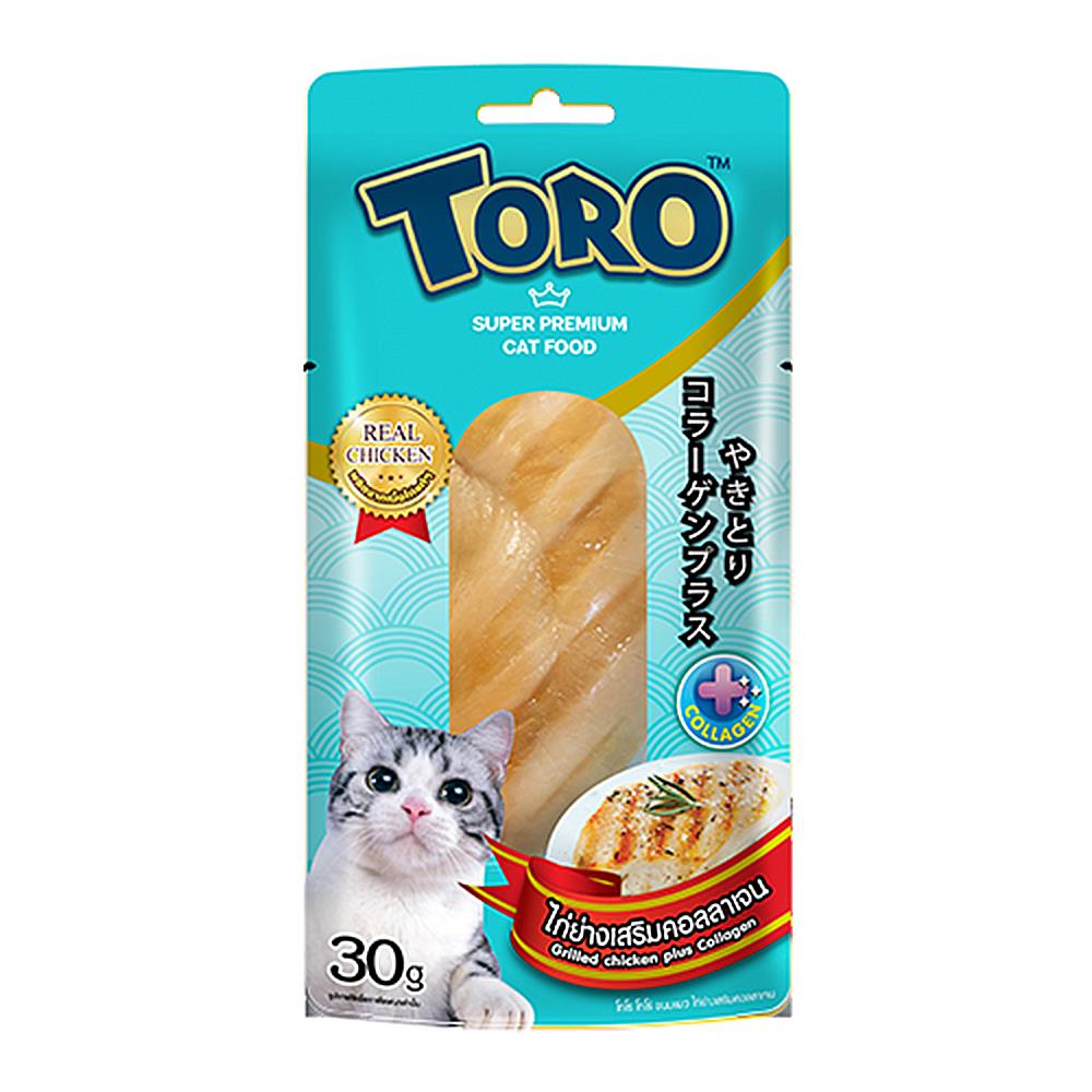 ขนมแมว TORO GRILLED CHICKEN PLUS COLLAGEN 30 ก.