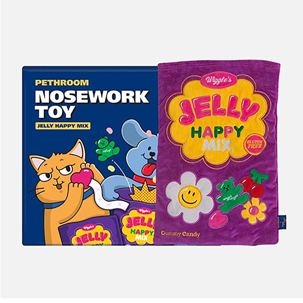 ของเล่นสุนัขและแมว PETHROOM NOSE WORK JELLY HAPPY MIX