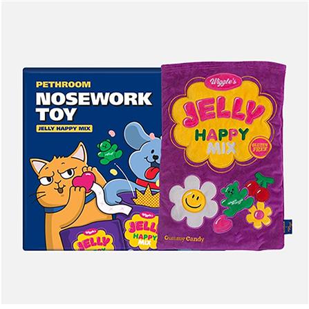ของเล่นสุนัขและแมว PETHROOM NOSE WORK JELLY HAPPY MIX