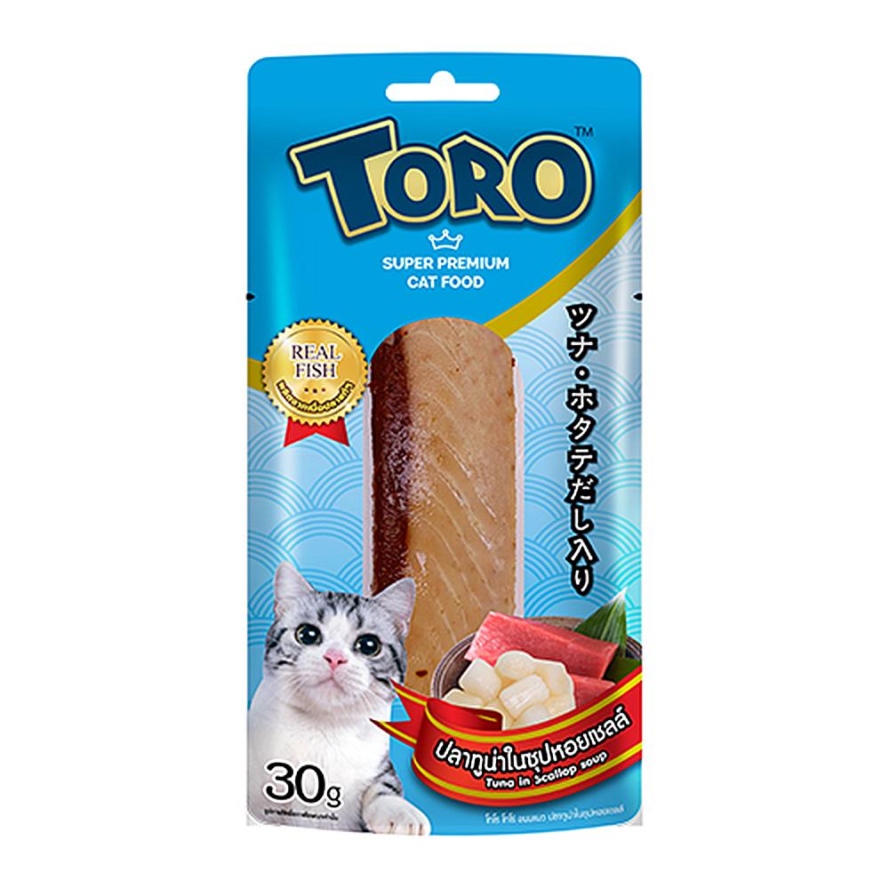 ขนมแมว TORO TUNA IN SCALLOP SOUP 30 ก.
