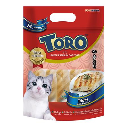ขนมแมว TORO FILLET GRILLED CHICKEN แพ็ก 14 ซอง
