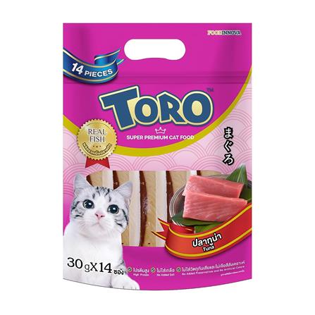 ขนมแมว TORO FILLET TUNA  แพ็ก 14 ซอง