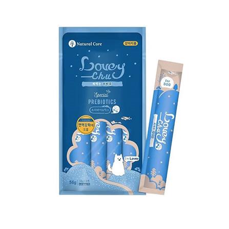 ขนมหมาเลีย NATURAL CORE LOVEY CHU CHICKEN & PREBIOTICS 56 ก.