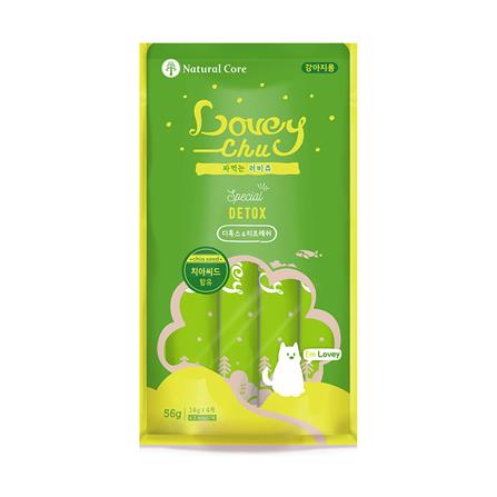 ขนมสุนัข NATURAL CORE LOVEYCHU รสไก่และเมล็ดเจีย แพ็ก 4 ชิ้น_0