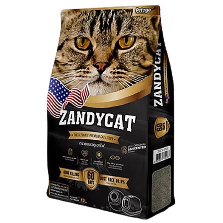 ทรายแมวภูเขาไฟ ZANDYCAT ORIGINAL UNSCENTED 12 ลิตร