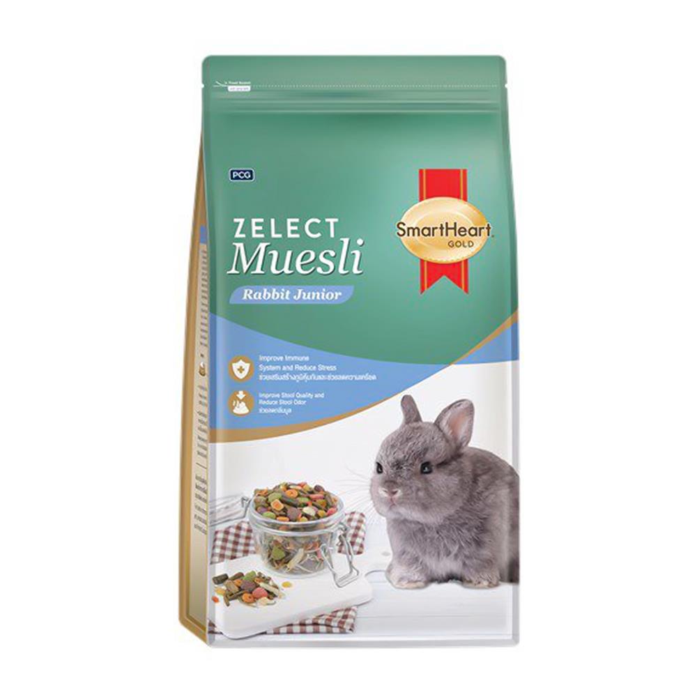 อาหารกระต่าย SMARTHEART GOLD RABBIT JUNIOR ZELECT MUESLI 1.5 กก.