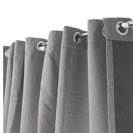 ผ้าม่าน EYELET HOME LIVING STYLE HONIG UV 270X160 ซม. สีเทา_1