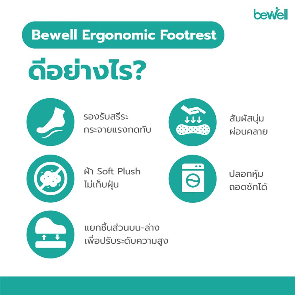ที่รองเท้าเพื่อสุขภาพ BEWELL EF-02 สีเทา