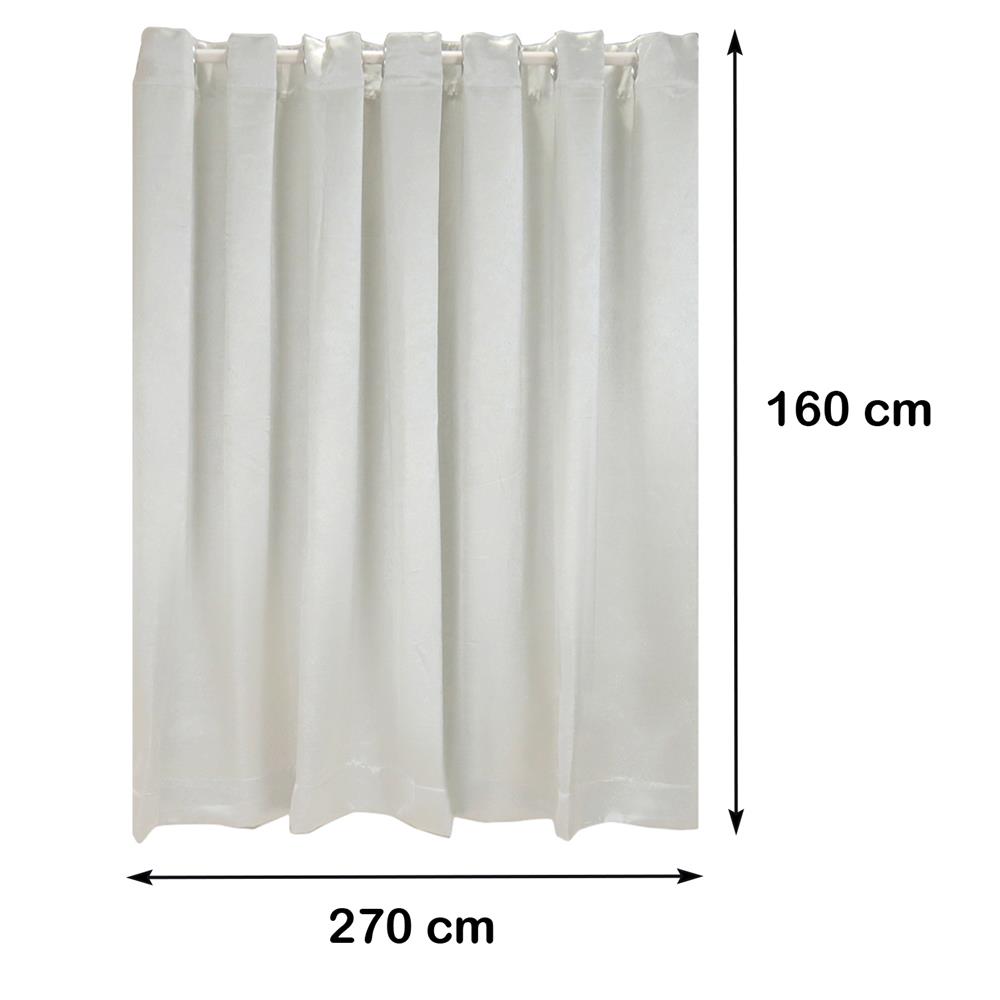 ผ้าม่าน EYELET HOME LIVING STYLE ANDREW UV 270X160 ซม. สีครีม