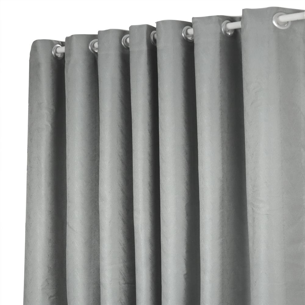 ผ้าม่าน EYELET HOME LIVING STYLE STEVE UV 270X160 ซม. สีเทา