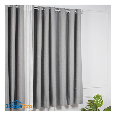 ผ้าม่าน EYELET HOME LIVING STYLE STEVE UV 270X160 ซม. สีเทา_6