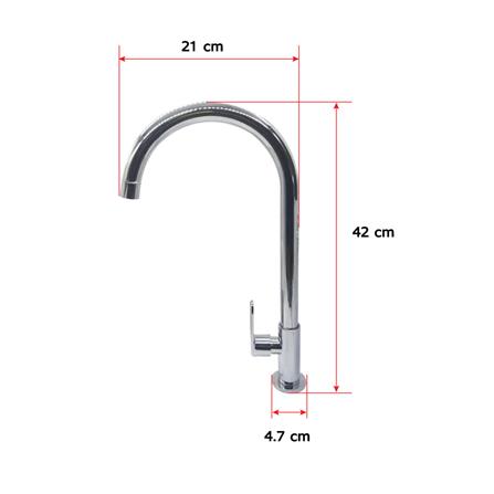 ก๊อกซิงค์เดี่ยวเคาน์เตอร์ LUZERN DL-7075_2