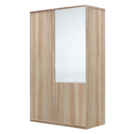 ตู้เสื้อผ้า 2 บานเปิด BURO MAGNUS 120 ซม. สีเนเชอรัลแอช