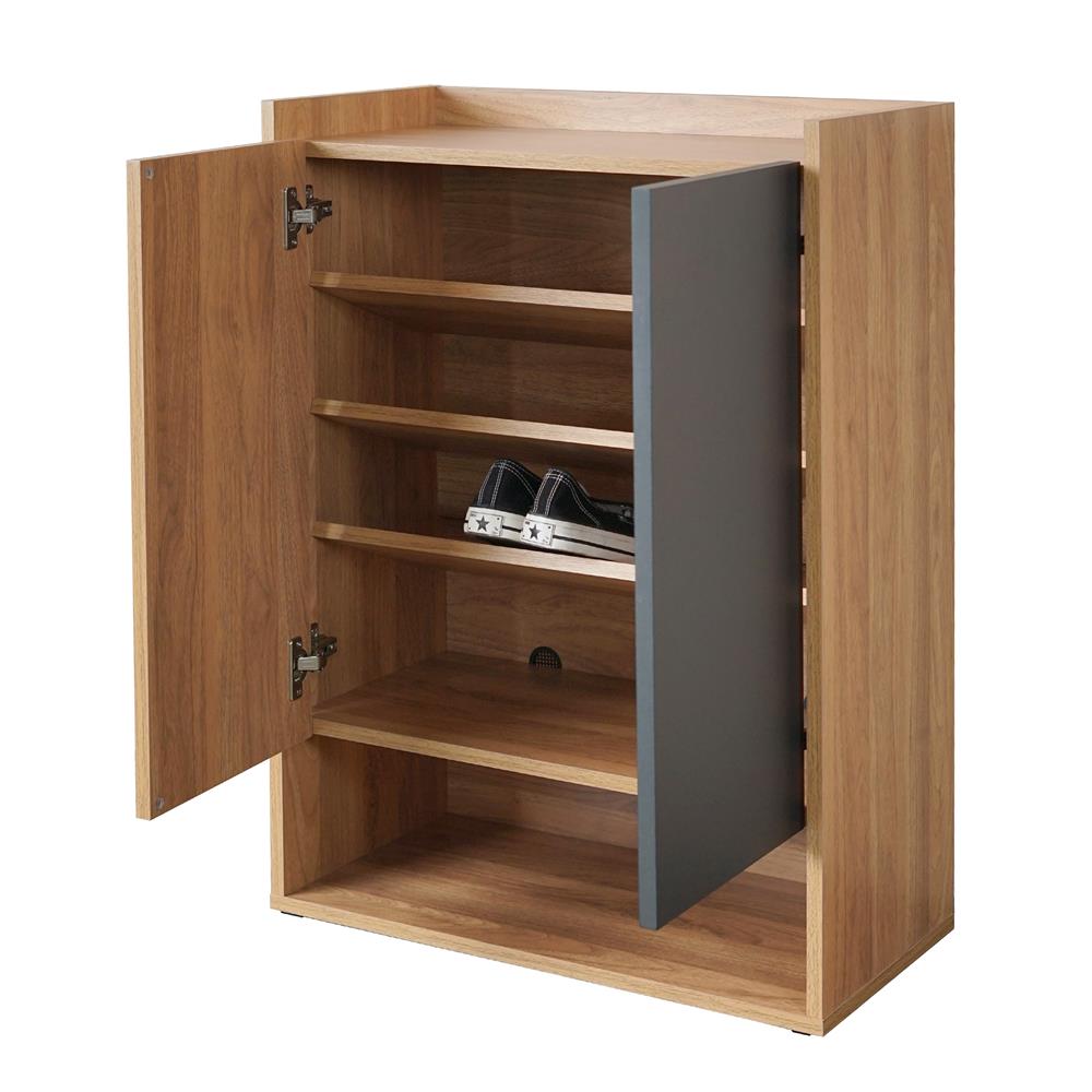 ตู้วางรองเท้า FURDINI SB6082 60 ซม. สีฮันนี่วอลนัท/กราไฟท์