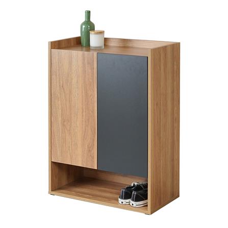 ตู้วางรองเท้า FURDINI SB6082 60 ซม. สีฮันนี่วอลนัท/กราไฟท์_0