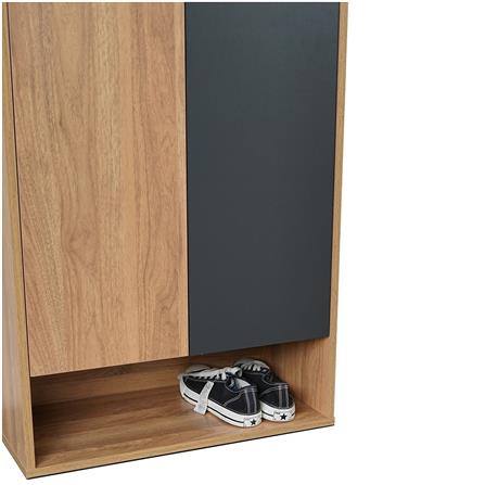 ตู้วางรองเท้า FURDINI SB6082 60 ซม. สีฮันนี่วอลนัท/กราไฟท์_6