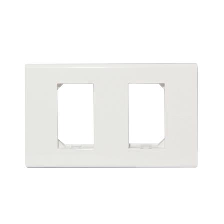 หน้ากาก 2 ช่อง BTICINO BAMBOO SAE2202TBN