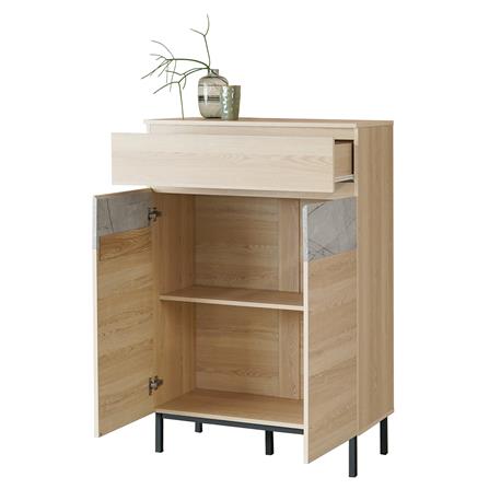 ตู้บานผสม FURDINI THRU DC8001 80 ซม. สีออทตาวา/เซียร่า_1