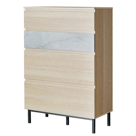 ตู้ลิ้นชัก 4 ลิ้นชัก FURDINI THRU DC8004 สีออทตาวา/เซียร่า