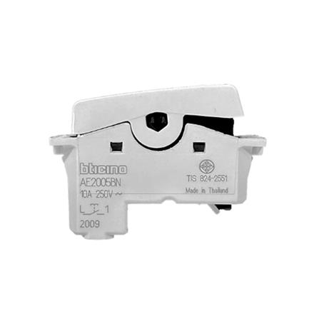 สวิตช์ 1 ทาง BTICINO BAMBOO SAE2001TBN 1 ช่อง สีขาว_2