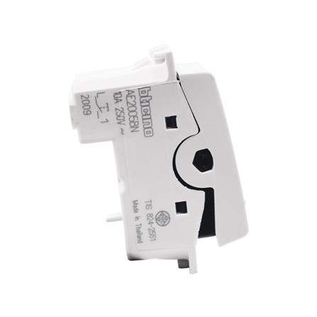 สวิตช์ 1 ทาง 1 ช่อง BTICINO BAMBOO SAE2005BN สีขาว_2