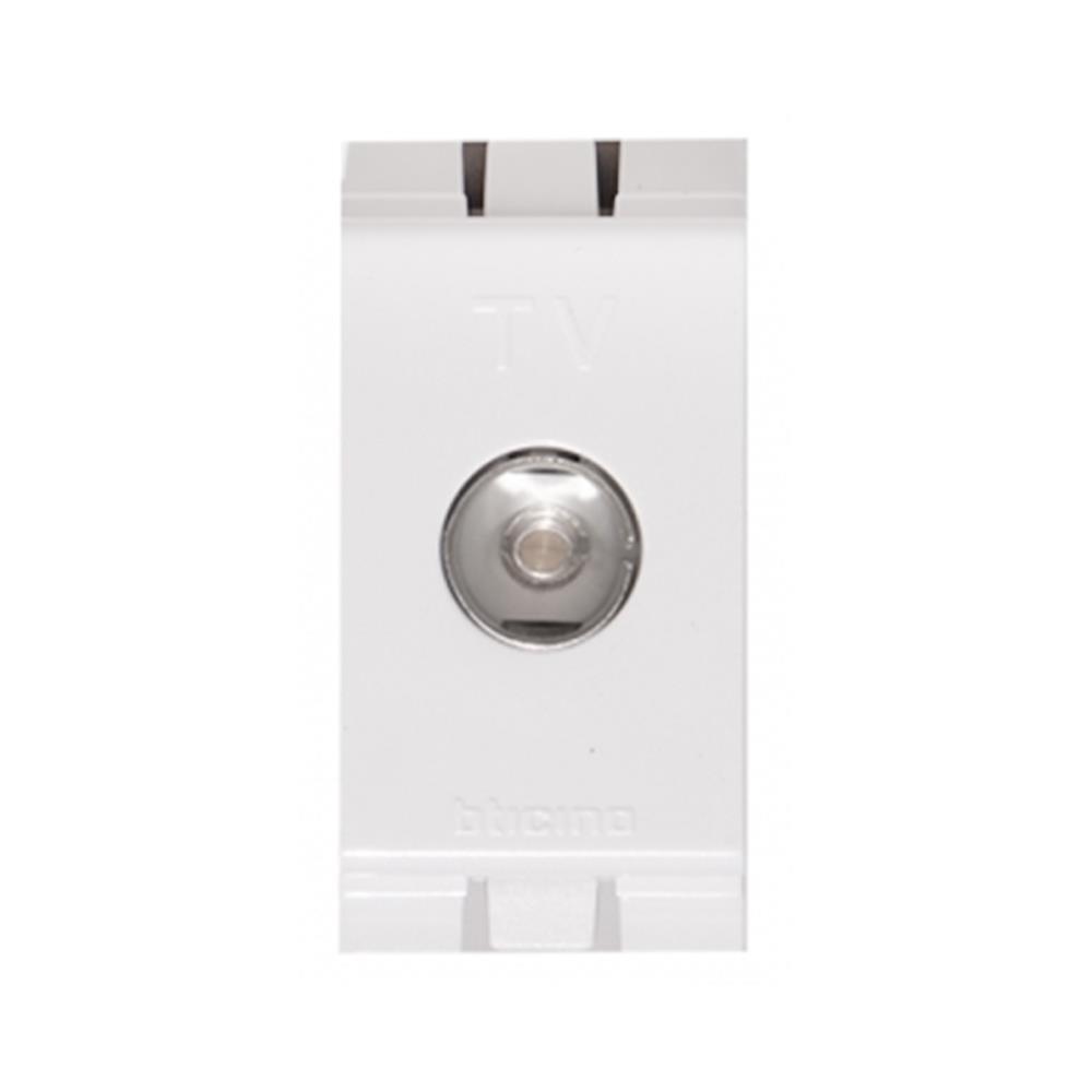 เต้ารับโทรทัศน์ BTICINO BAMBOO SAE2152DBM สีขาว