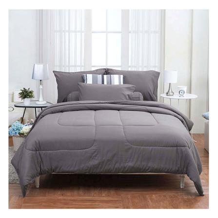 ชุดผ้าปูที่นอน 5 ฟุต 5 ชิ้น FOUNTAIN COLOR 70102-FT GRAY02