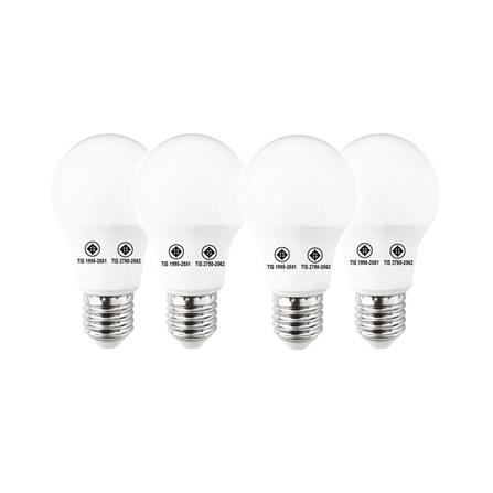 หลอด LED SYLVANIA BASIC PLUS 9 วัตต์ DAYLIGHT E27 แพ็ก 4 ชิ้น_1