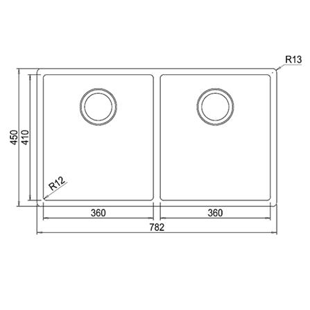 ซิงค์ฝัง 2 หลุม FRANKE BXX 220-36 สีเงิน_5