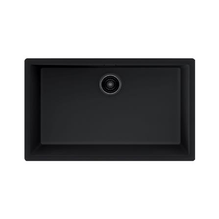 ซิงค์ฝัง 1 หลุม METRIX TEM100BL สีดำ
