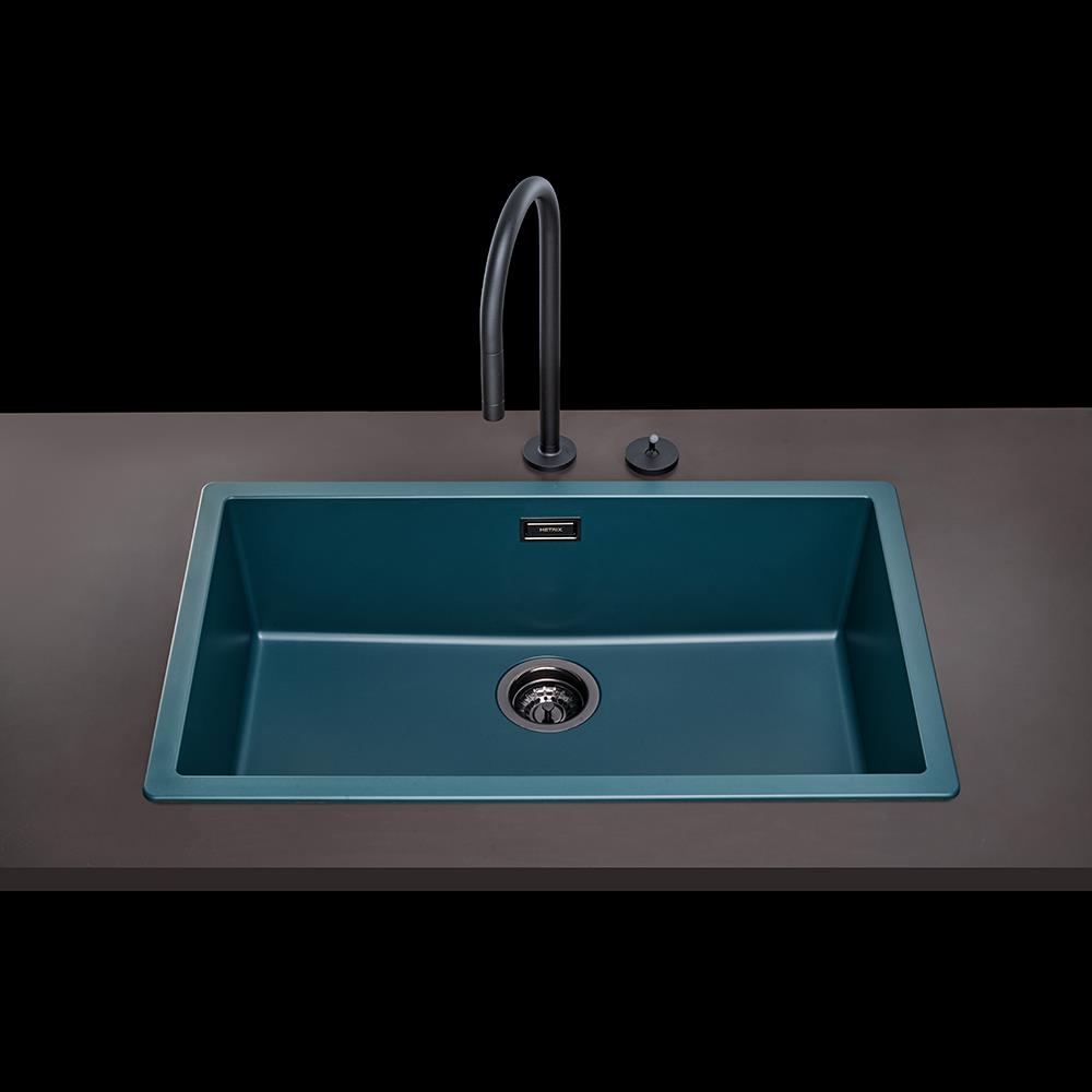 ซิงค์ฝัง 1 หลุม METRIX TEM100NG สีเขียว