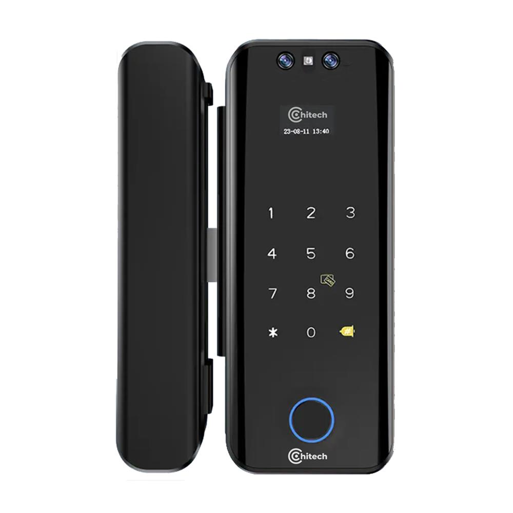 กลอนดิจิตอล C.HITECH CSN 3D สีดำ