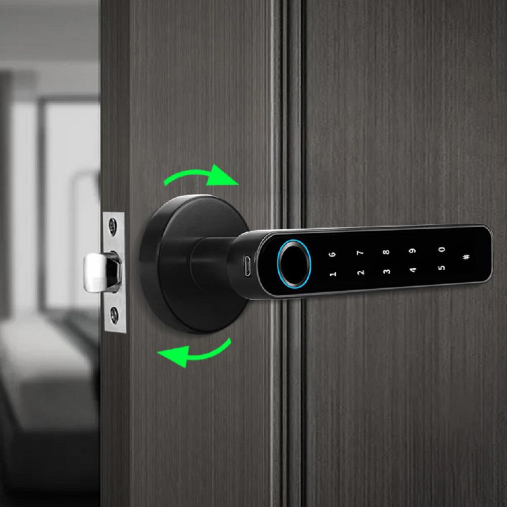 กลอนดิจิตอล C.HITECH C2 PLUS สีดำ